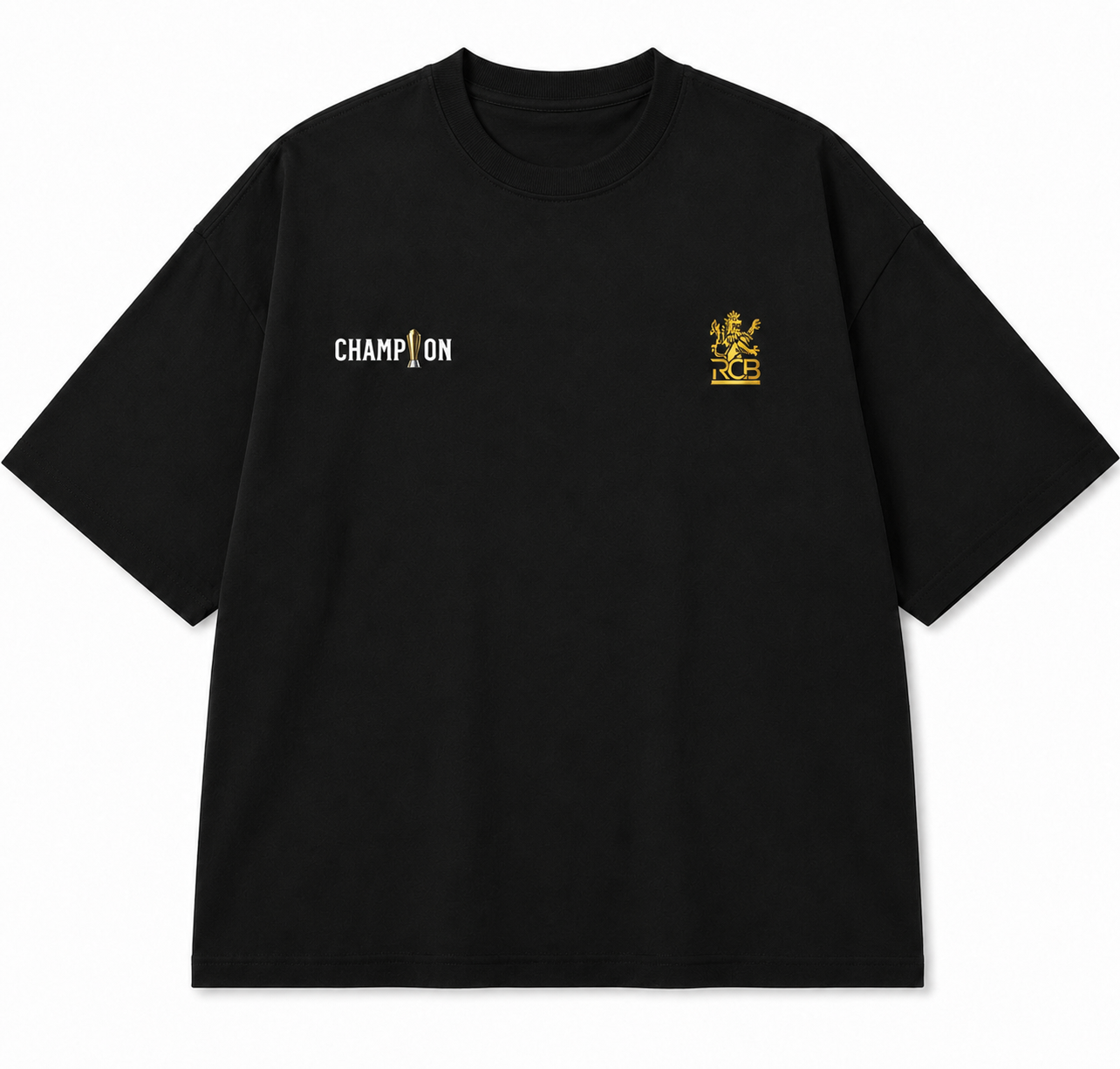 The Champion Era - Virat Kohli x RCB Oversized Tee - Black