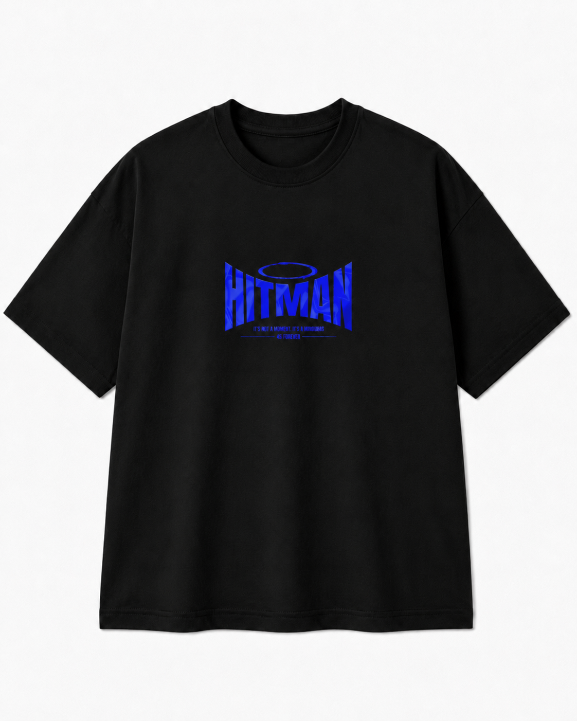 Rise Above Hate - Rohit Sharma Oversized Tee - Black