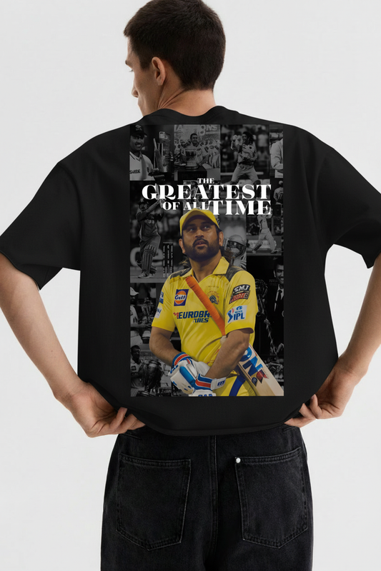 Back view - MS Dhoni CSK design