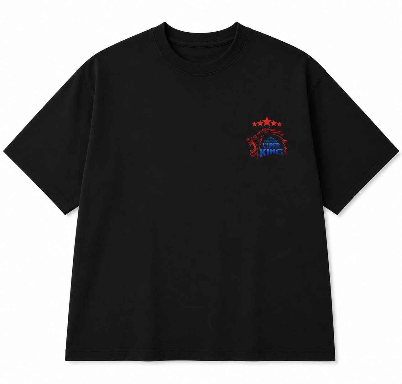 Thala Forever - MSD Super King Oversized Tee - Black
