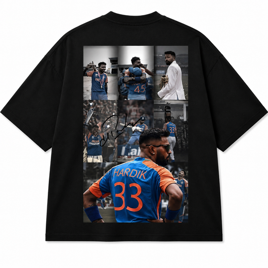 Kung Fu Pandya Oversized Tee - Black