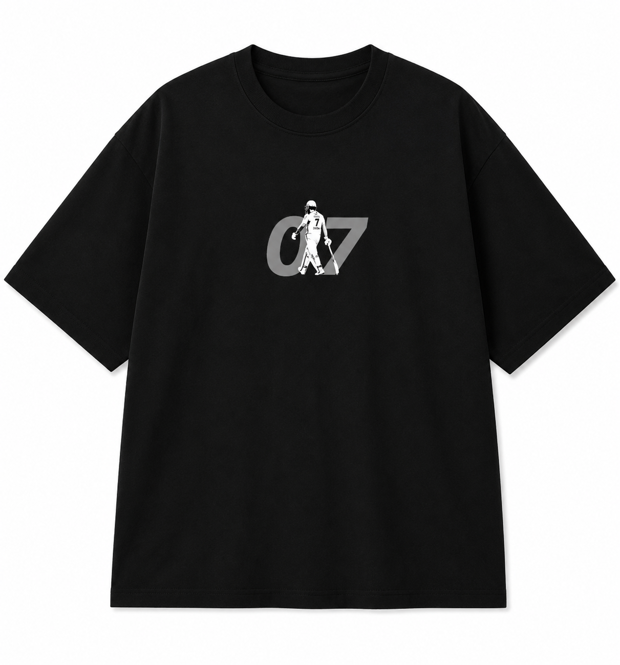 The Greatest Of All Time Oversized Tee - Black