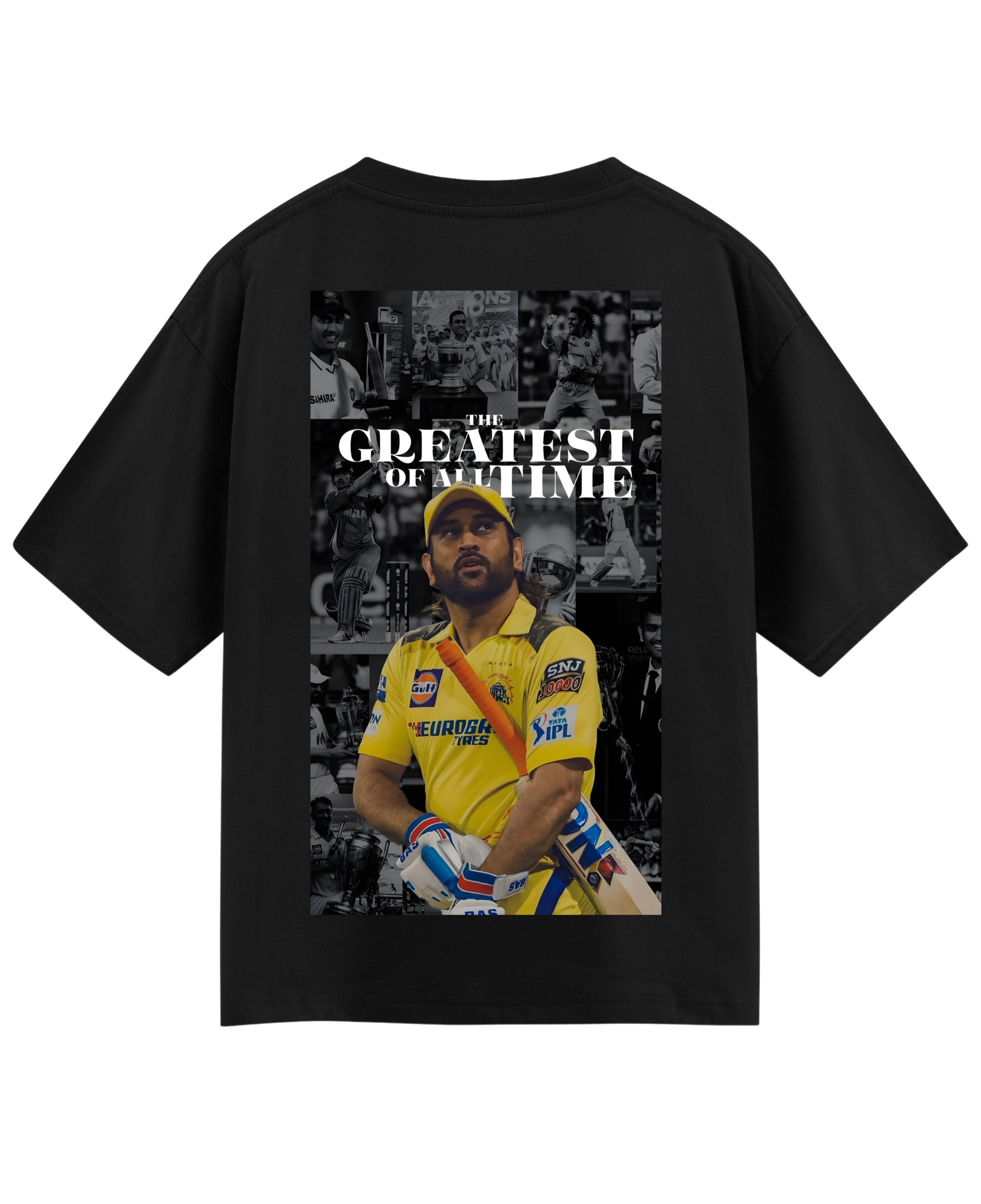 Black Oversized T-shirt Back Design